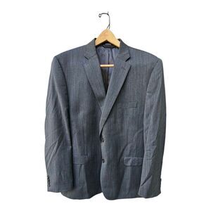 Lauren Ralph Lauren Slim Fit Wool Blazer Men’s 48 R Gray Sports Coat 2 Button